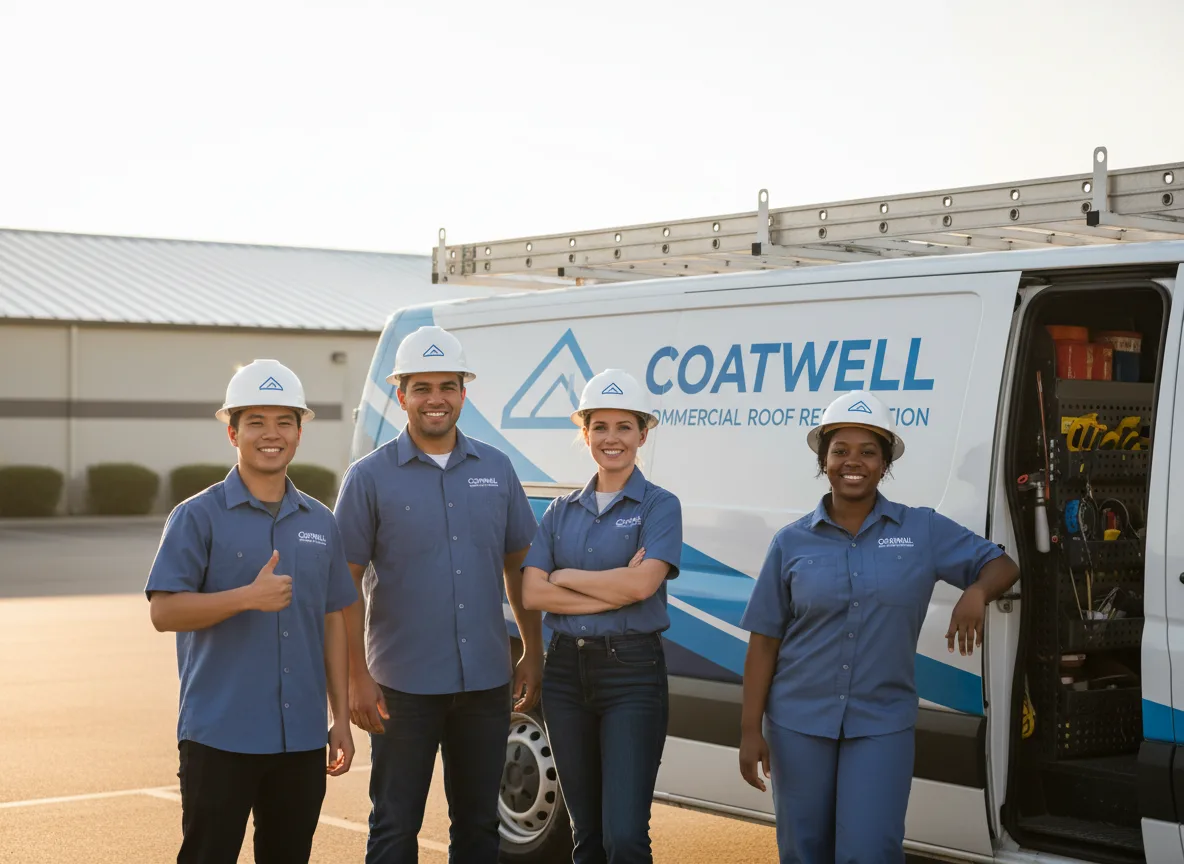 Commercial roof coating company in Dallas City, IL